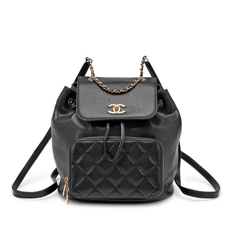 chanel business affinity size|Chanel business affinity backpack.